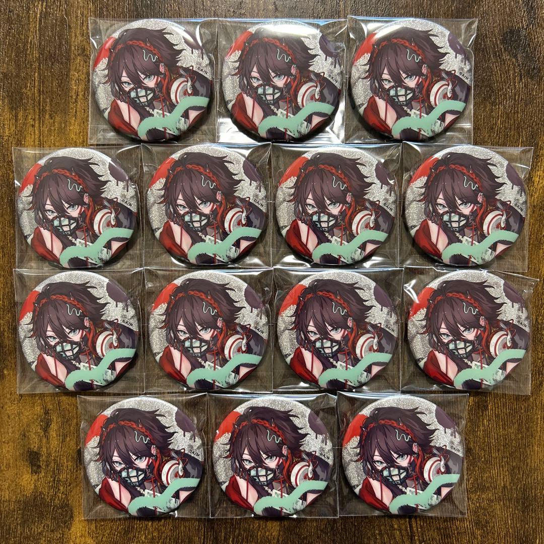 にじさんじ　三枝明那　Stum Mode グリッター缶バッジ