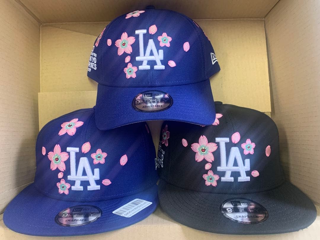 ドジャース　NEWERA キャップ 3個　村上隆　東京シリーズ　大谷　山本