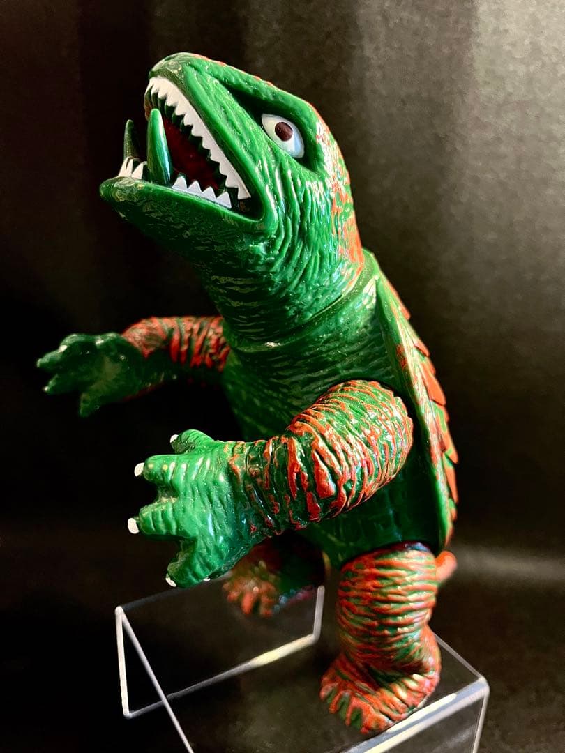日東 レトロ　ソフビ ガメラ 緑腹タイプ 2期復刻