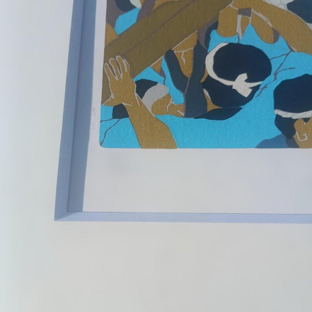 ６１０２）田中正秋　シルクスクリーン　福生七夕まつり 東京