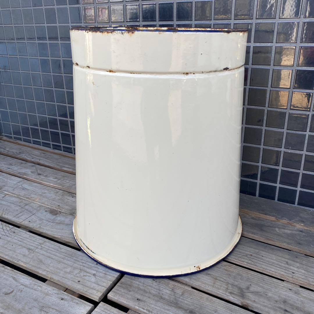 昭和レトロ ショウマンみそ ホーロー缶 古道具 骨董品 インテリア コレクション