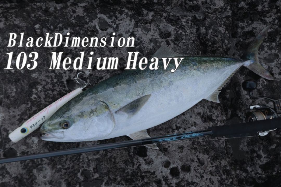ルアー・フライ BlackDimension 103 Medium Heavy