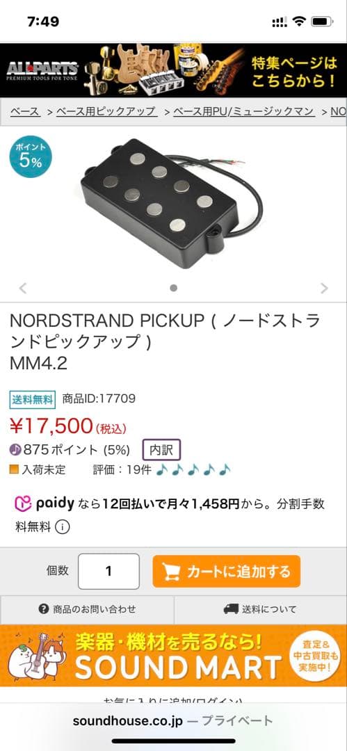 ベース Musician Stingley bass USA