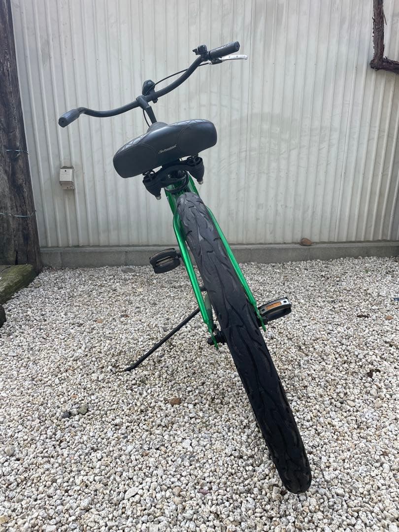 グリーン ビーチクルーザー 自転車