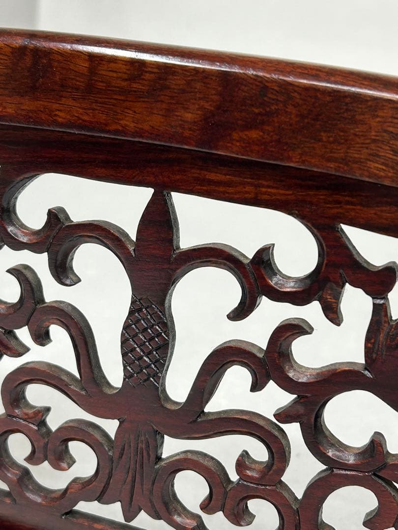 刀掛け　3本掛け　唐木？　日本刀