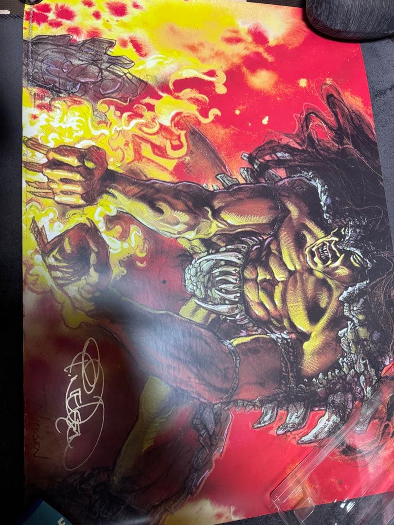 意志の力　アートプリント　サイン入り