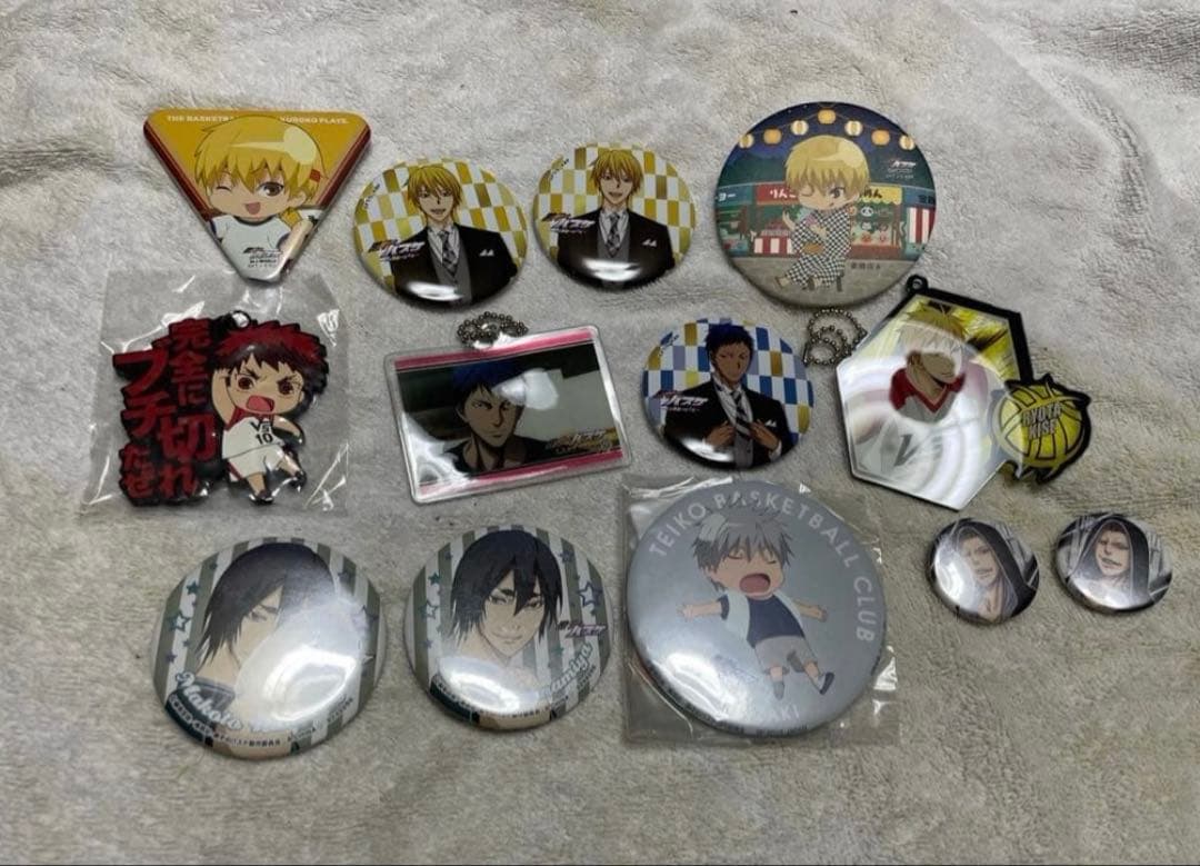 黒子のバスケキャラクター缶バッジセット