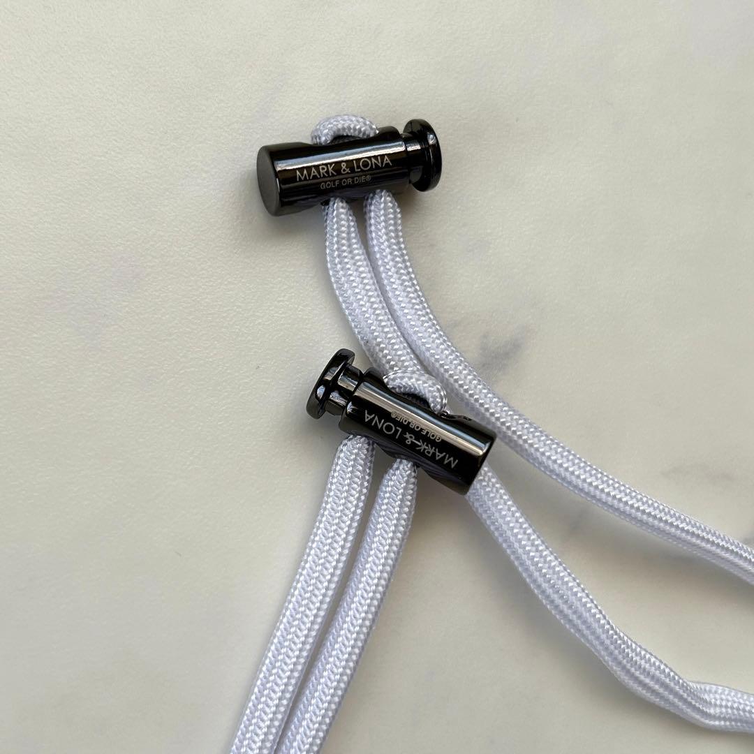 完売品 マークアンドロナ 2024年モデル カートバック レザー ホワイト