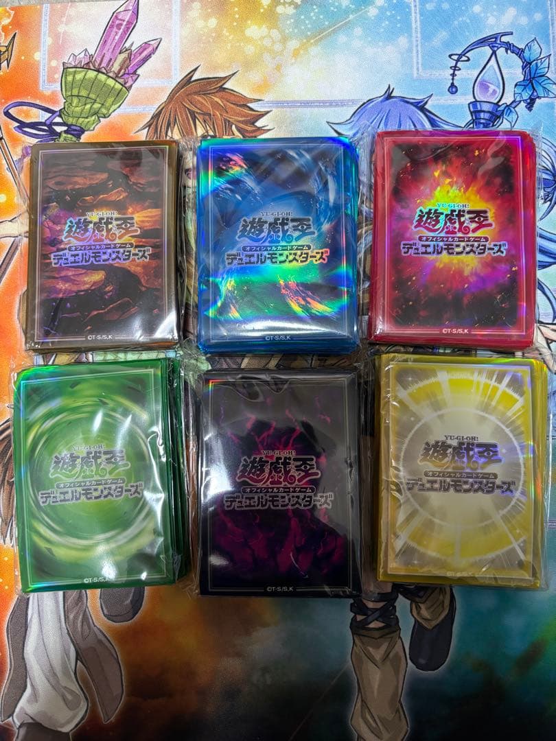 遊戯王OCG デュエルモンスターズ スリーブ　六属性