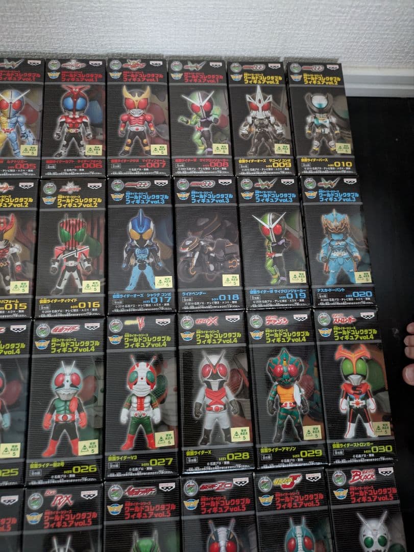 仮面ライダー ワールドコレクタブルフィギュア 48体 未開封