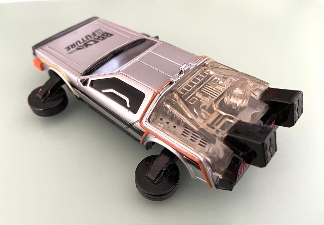 今週のみ【レア年代物】光る‼︎バック・トゥ・ザ・フューチャー デロリアン ミニカー