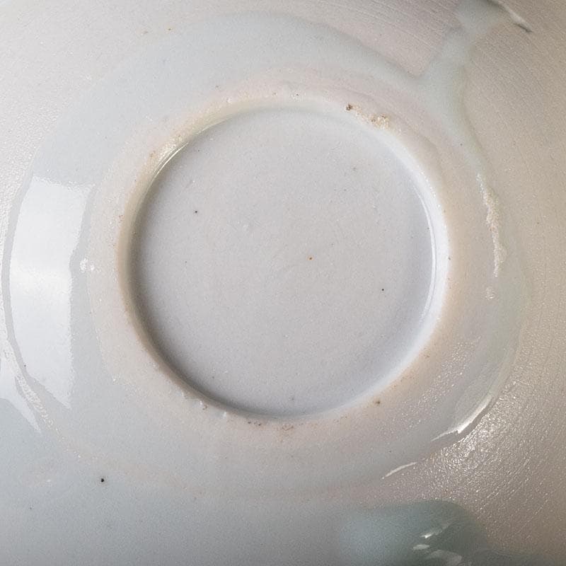 中国　南京染付　神獣文　小皿　豆皿　5客　時代箱付　C　R7810