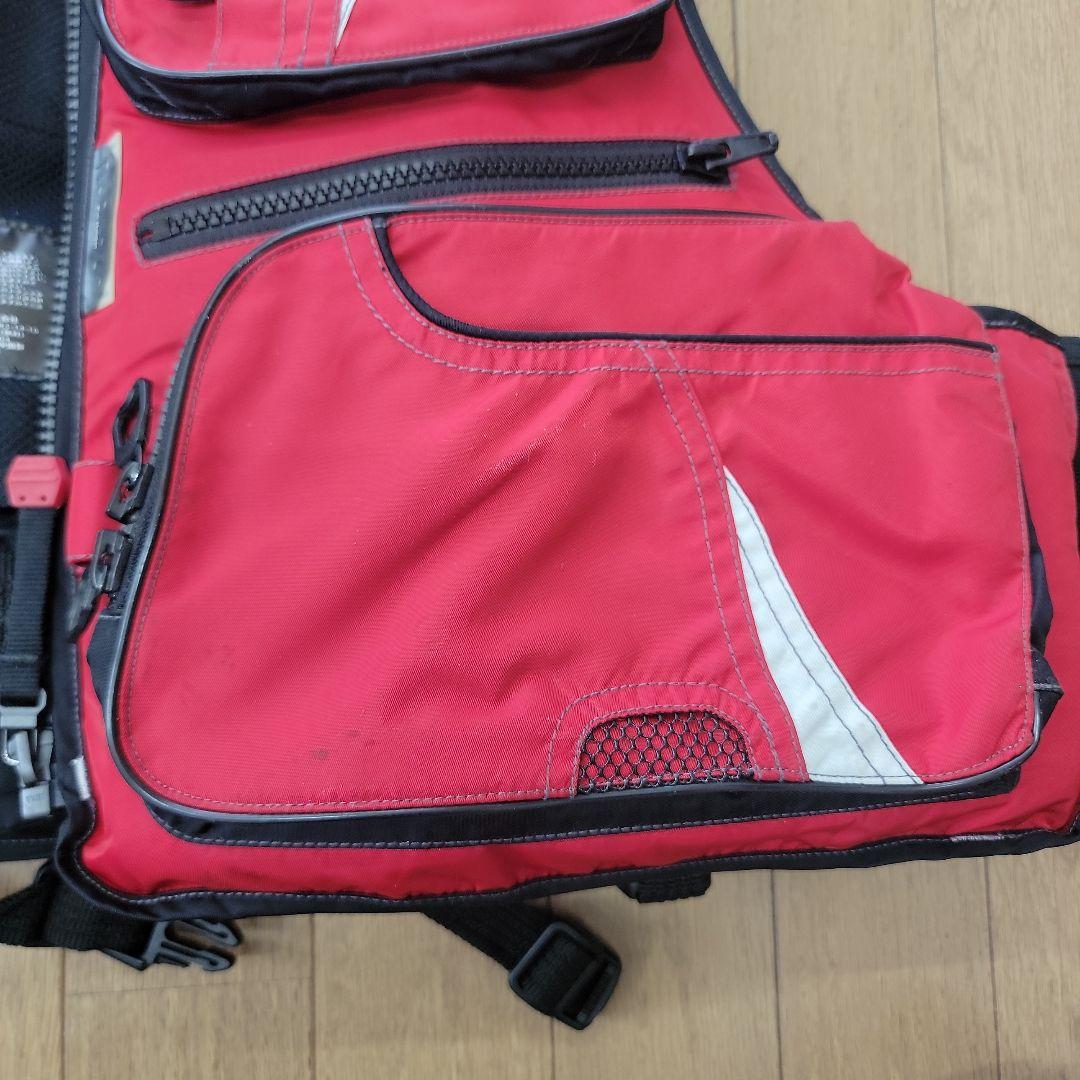 PROVISOR 釣り用ライフジャケット L/XL 赤