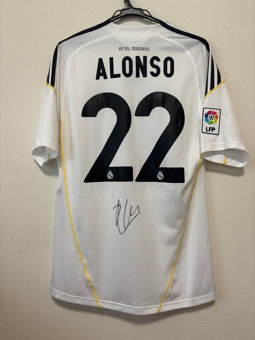 09-10 レアル・マドリード シャビ・アロンソ 直筆サイン入り M