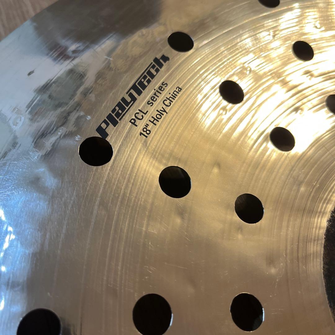 PlayTech PCLシリーズ 18インチ Holy China 傷　割れあり