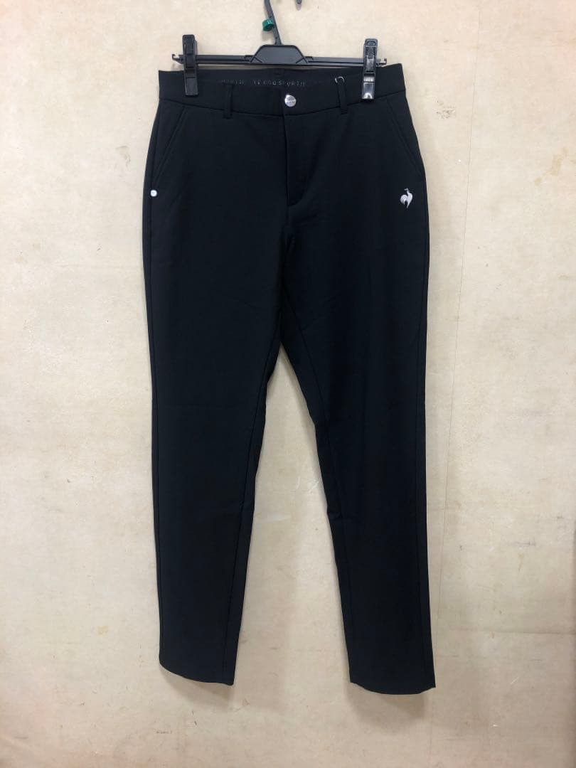 ルコックスポルティフ黒 ストレッチパンツ レディース ゴルフLL