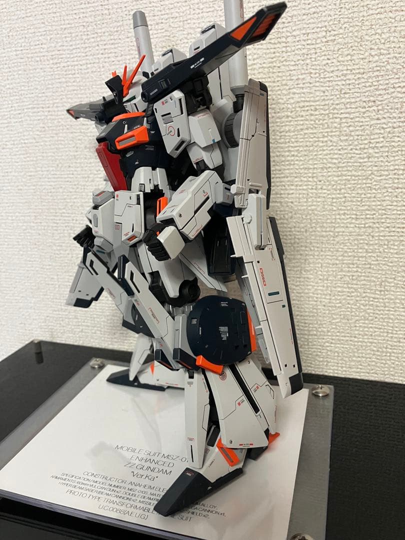 MG ダブルゼータG Ver.Ka 改修塗装済完成品　台座付