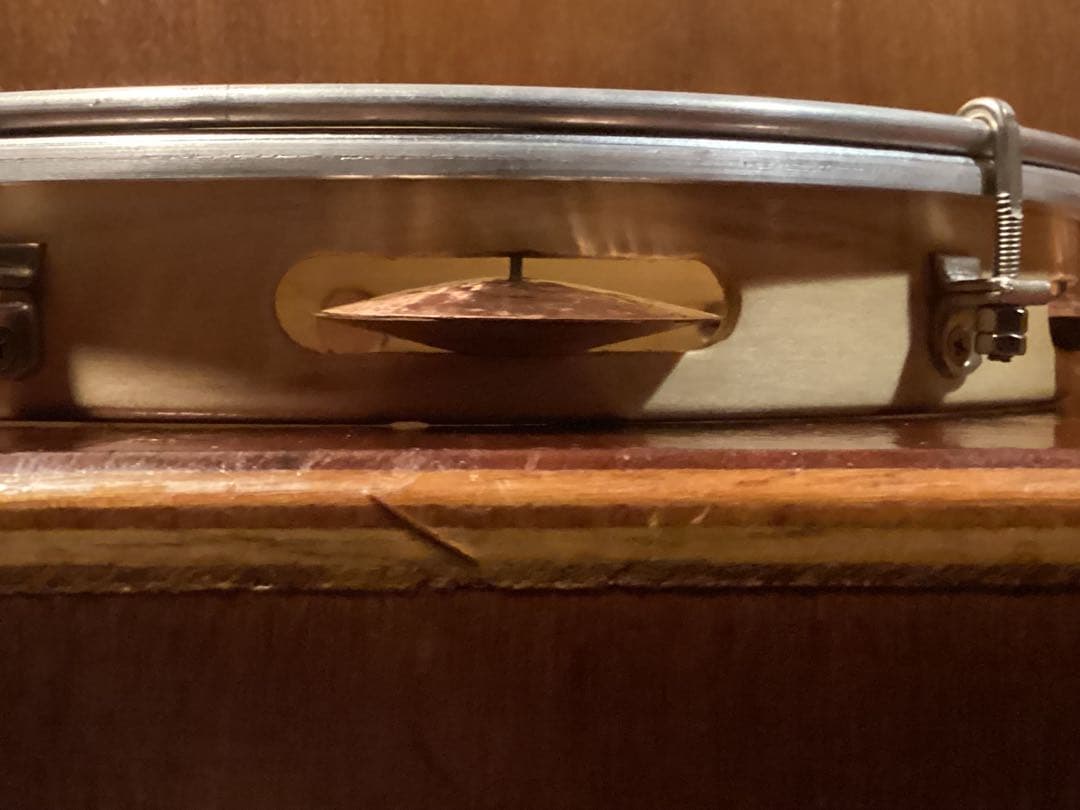 パンデイロ プラチネラ　ブロンズ製　ジングル　中板