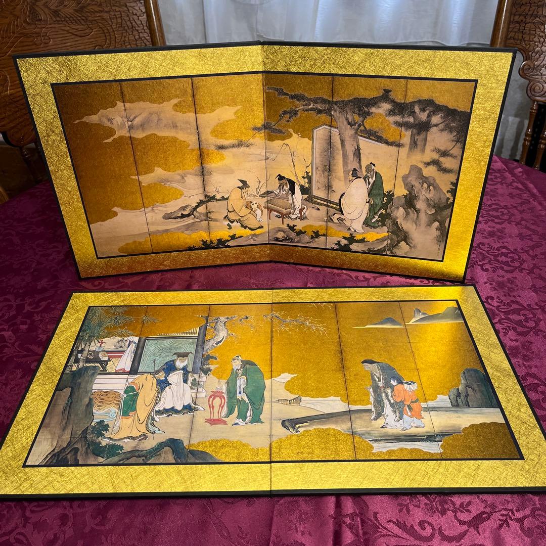 妙心寺 重要文化財 日本画 屏風 10隻 狩野山楽 海北友松 圓山応挙 レプリカ