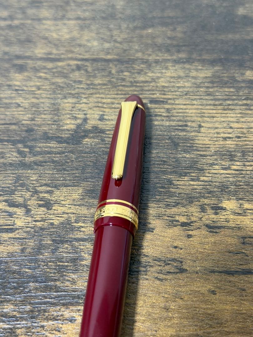 新品未使用　長刀　ディープレッド　ふでDEまんねん　NAG セーラー　万年筆