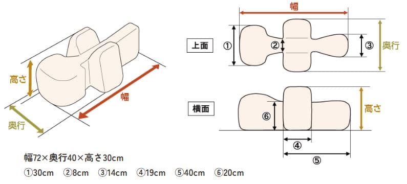 【専用カバー付き】OneAid リラクッション M ブラウン