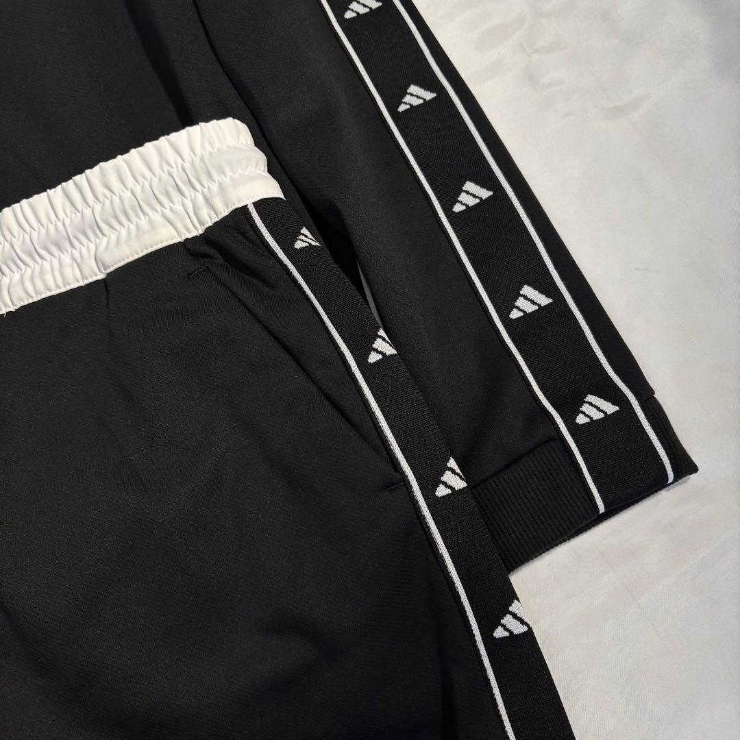 専用様…未使用　adidas ゴルフ　バイカラーセットアップ　フリース　裏起毛