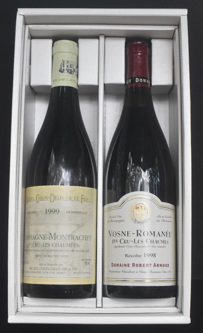 h*9様 ビンテージワイン◆ヴォーヌ・ロマネ◆シャサーニュモンラッシェ赤白２本◆