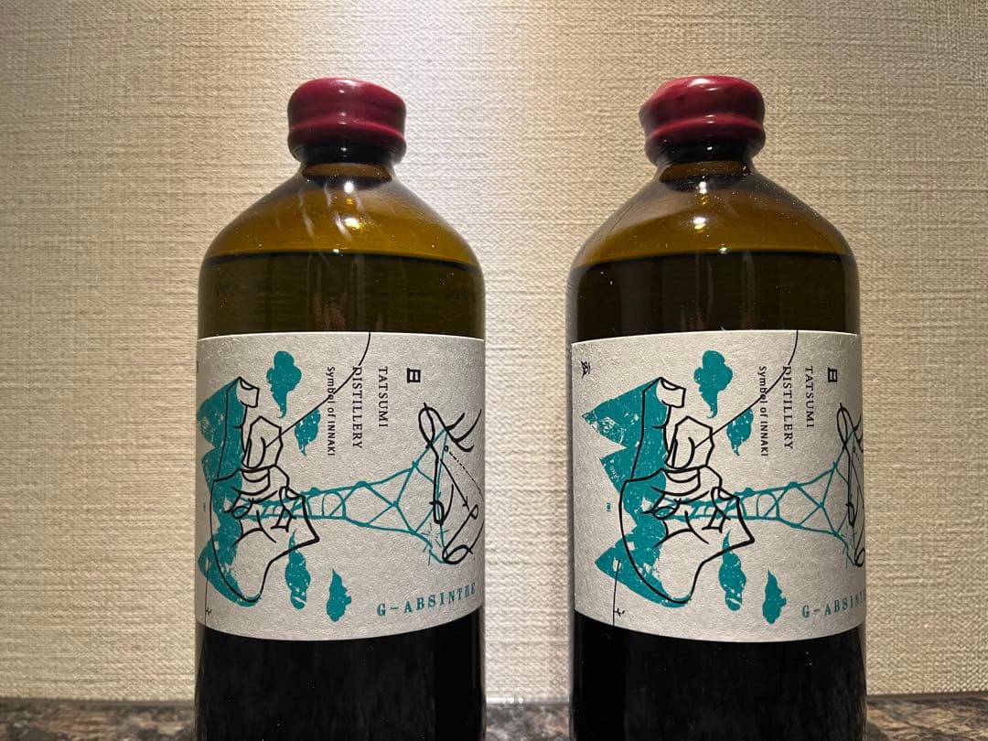 【2本セット】辰巳蒸留所 アルケミエ グリーン アブサン 58度 500ml