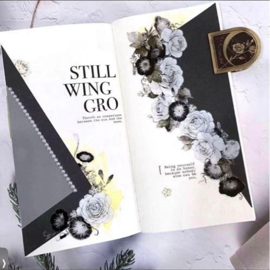 PET 6cm×6m 汐颜露 ダイカット加工 海外マステ　海外マスキングテープ