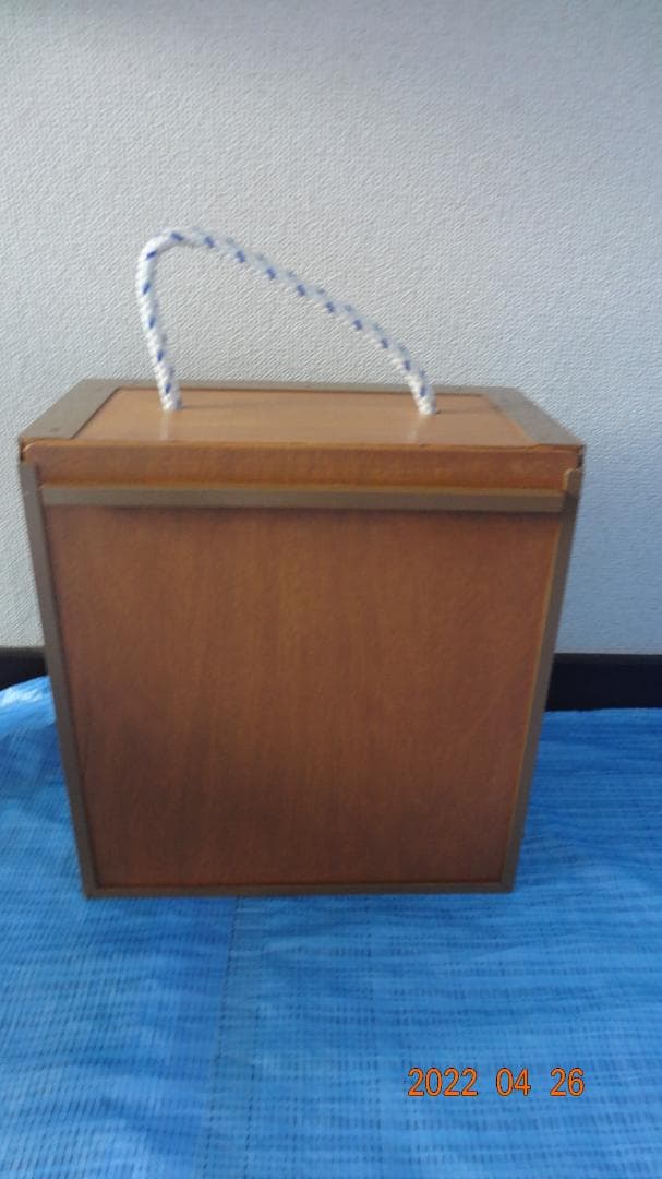 キャンプ用　防災用　折り畳みテーブル＆収納ケース　自作品