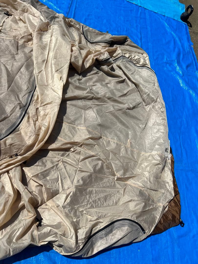 【試し張りのみ】DOD カマボコテント 3(S) T3-688-KH カーキ