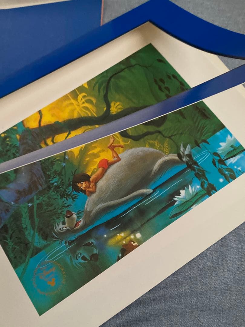 ジャングルブック Jungle Book ディズニー リトグラフ ポスター 絵画