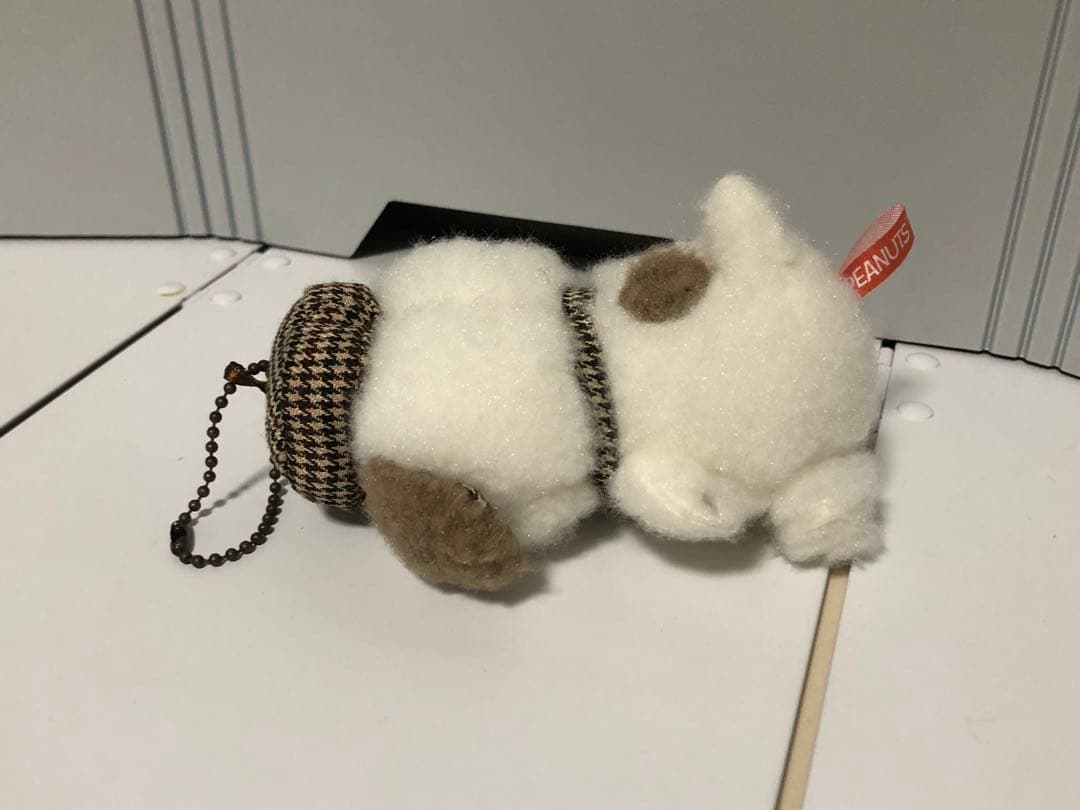 希少　スヌーピー　オラフ　チョコチェック　ぬいぐるみ　ボールチェーンマスコット