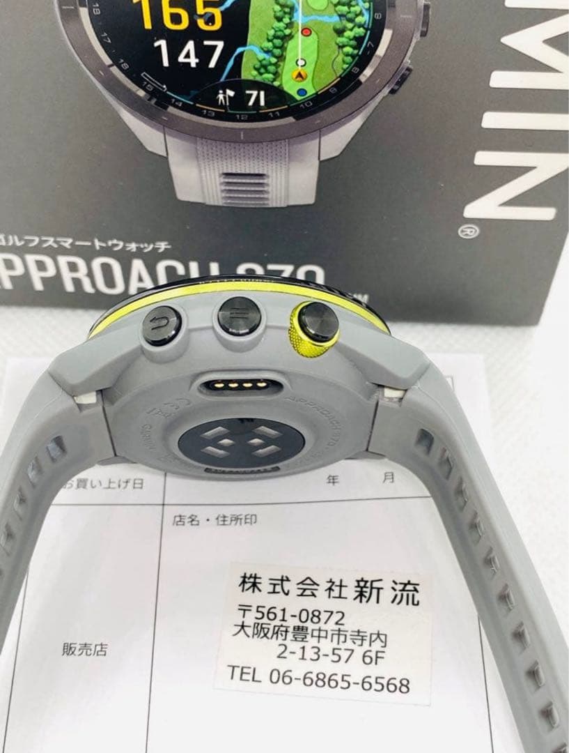 【超美品】GARMIN Approach S70 42mm グレー 国内正規品