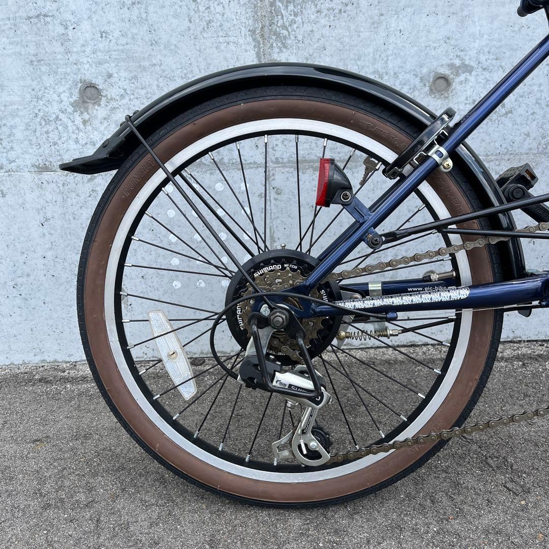 送料無料◾️美車 RENAULTルノー 6段変速 20インチ 自転車 小径車 車体