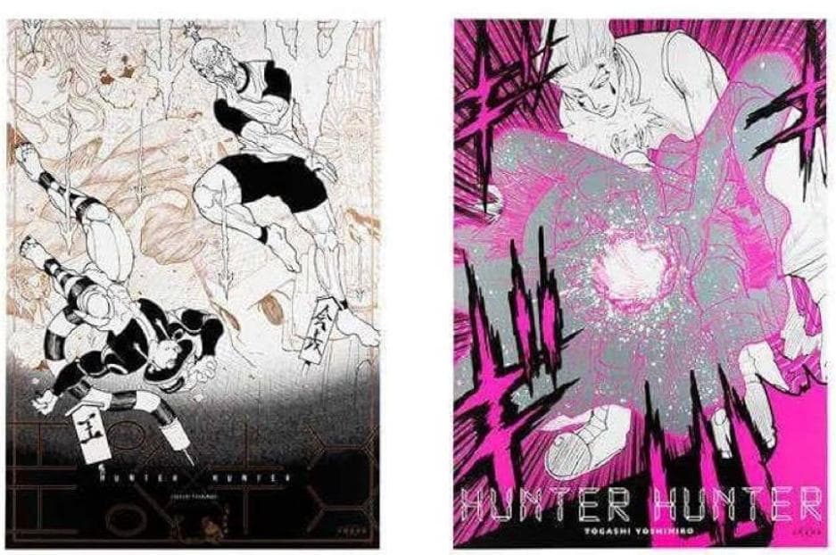 冨樫義博展 HUNTER×HUNTER B2 グラフィックポスター ２枚セット