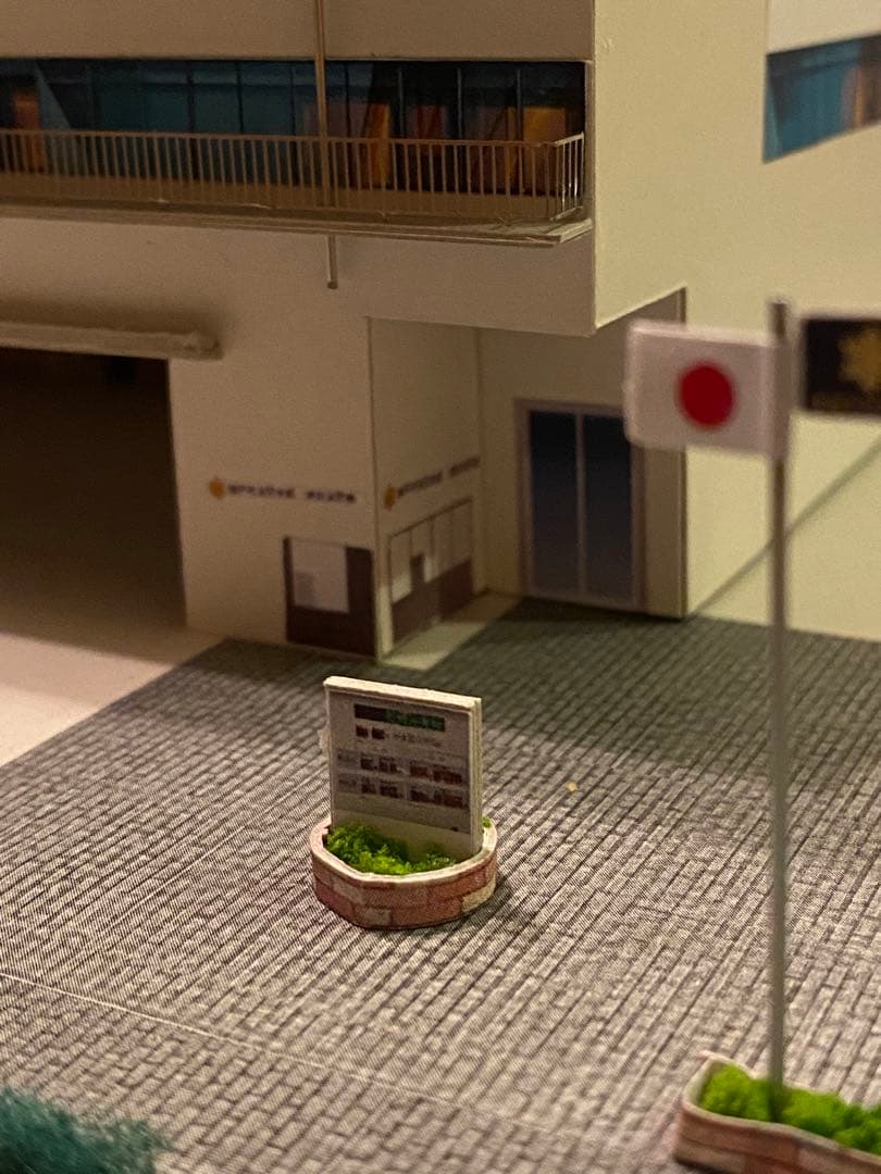 消防署　模型　ジオラマ　ストラクチャー　1/150 鉄道模型