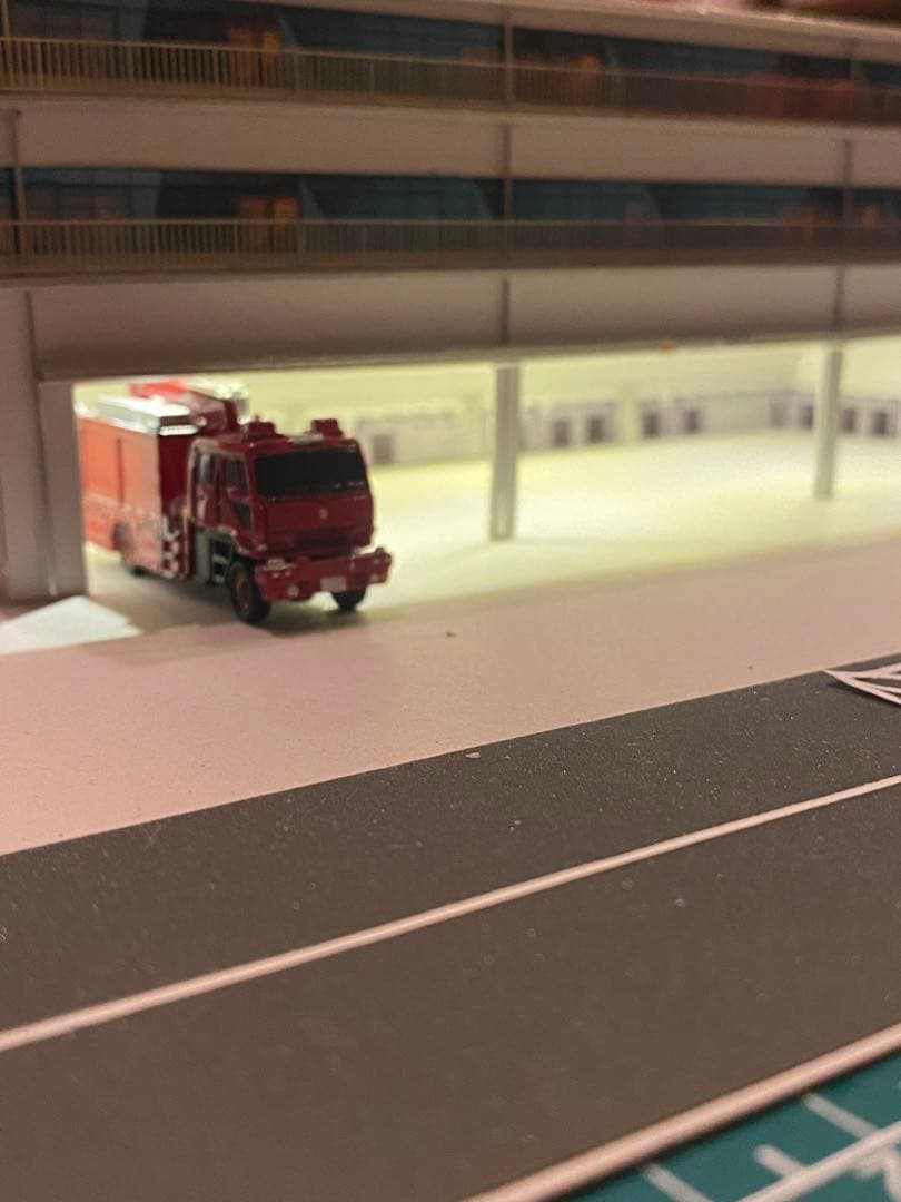 消防署　模型　ジオラマ　ストラクチャー　1/150 鉄道模型