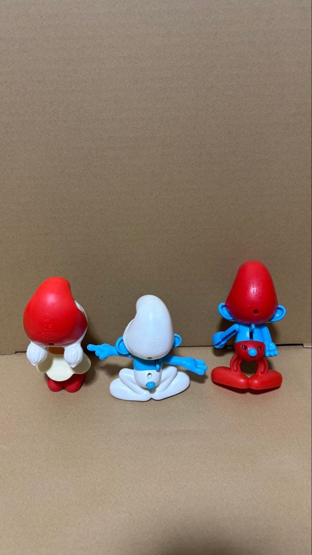 【米国限定】スマーフ フィギア 3体セット バーガーキング ミールトイ 非売品
