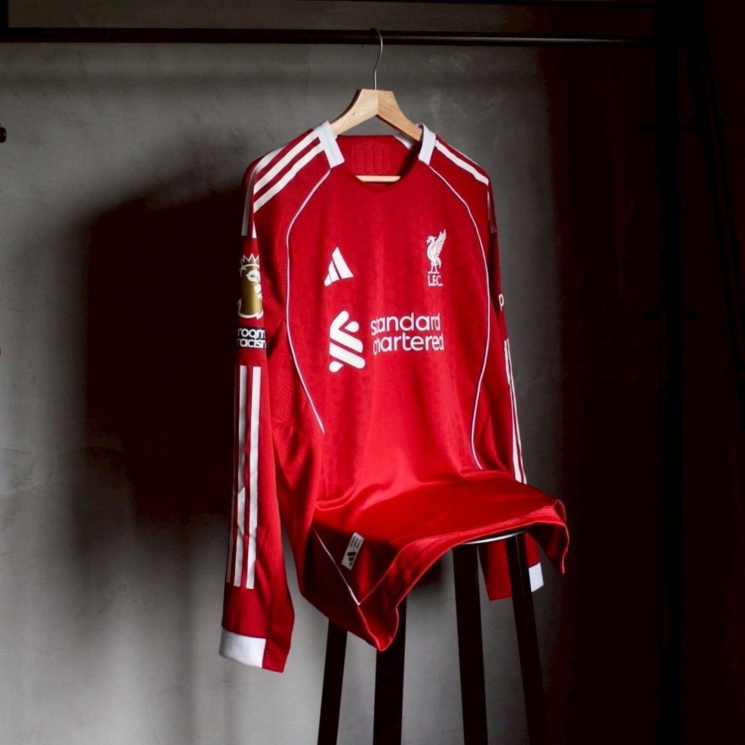 リバプール 25/26 ユニフォーム ホーム 長袖 オーセンティック ソボスライ