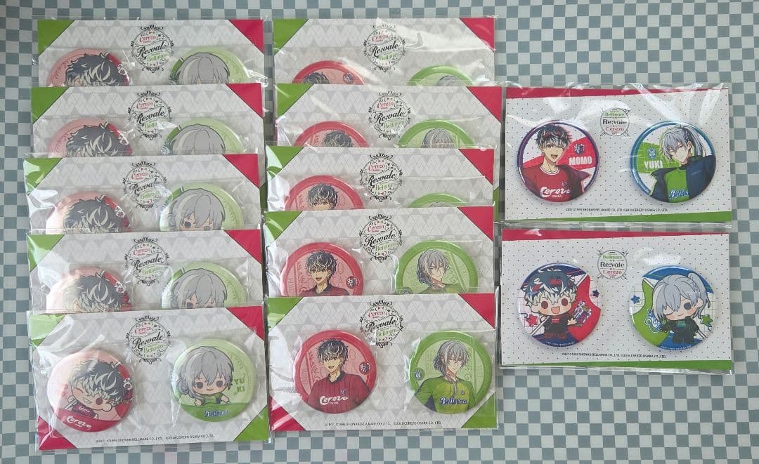 アイナナ Re:vale サッカーコラボ 缶バッジ