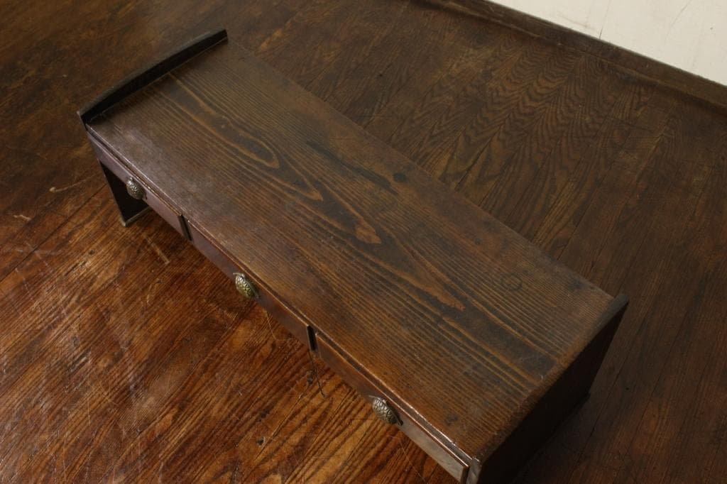 古い文机 昭和/ローテーブル古家具/古道具/テレビ台/木製机/ビンテージ/古材