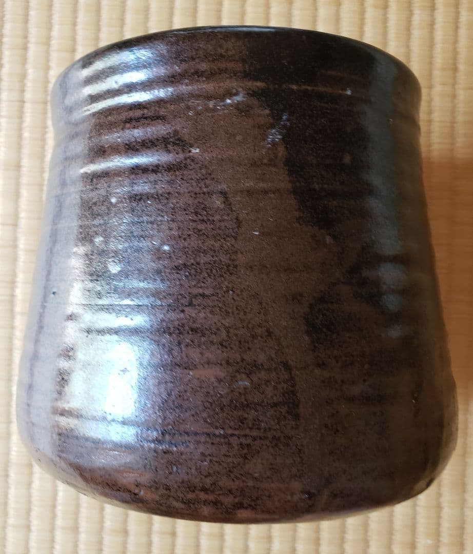 No227　古瀬戸 一重口水指　江戸前期　茶道具　表千家十代吸江斎箱書