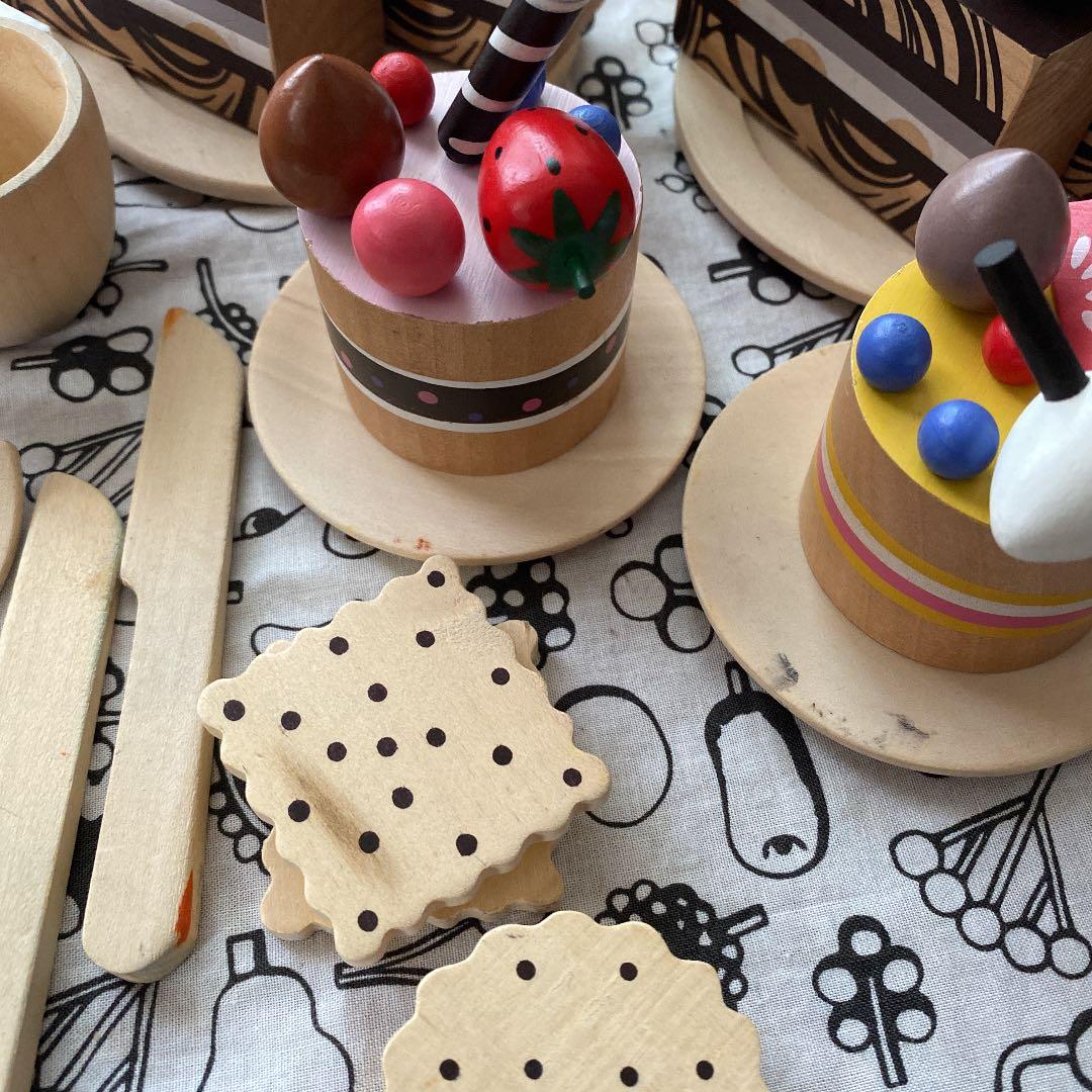 MILAN 木製おままごと　ケーキセット　木のおもちゃ