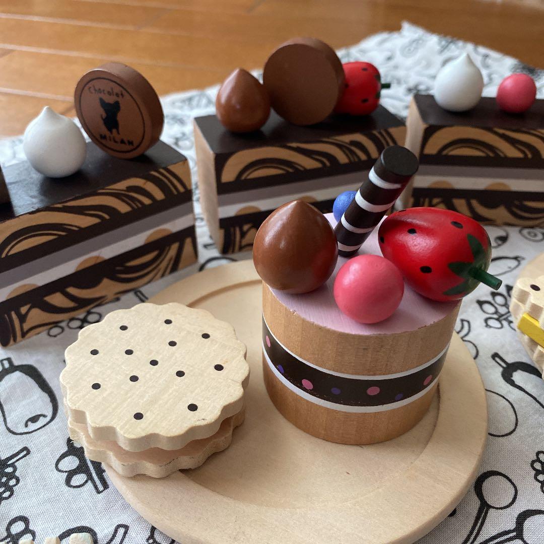 MILAN 木製おままごと　ケーキセット　木のおもちゃ