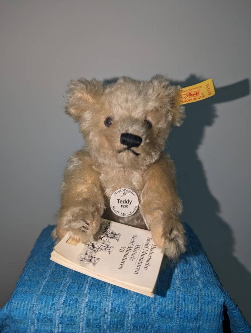 シュタイフ　２体　彫刻？とぬいぐるみ