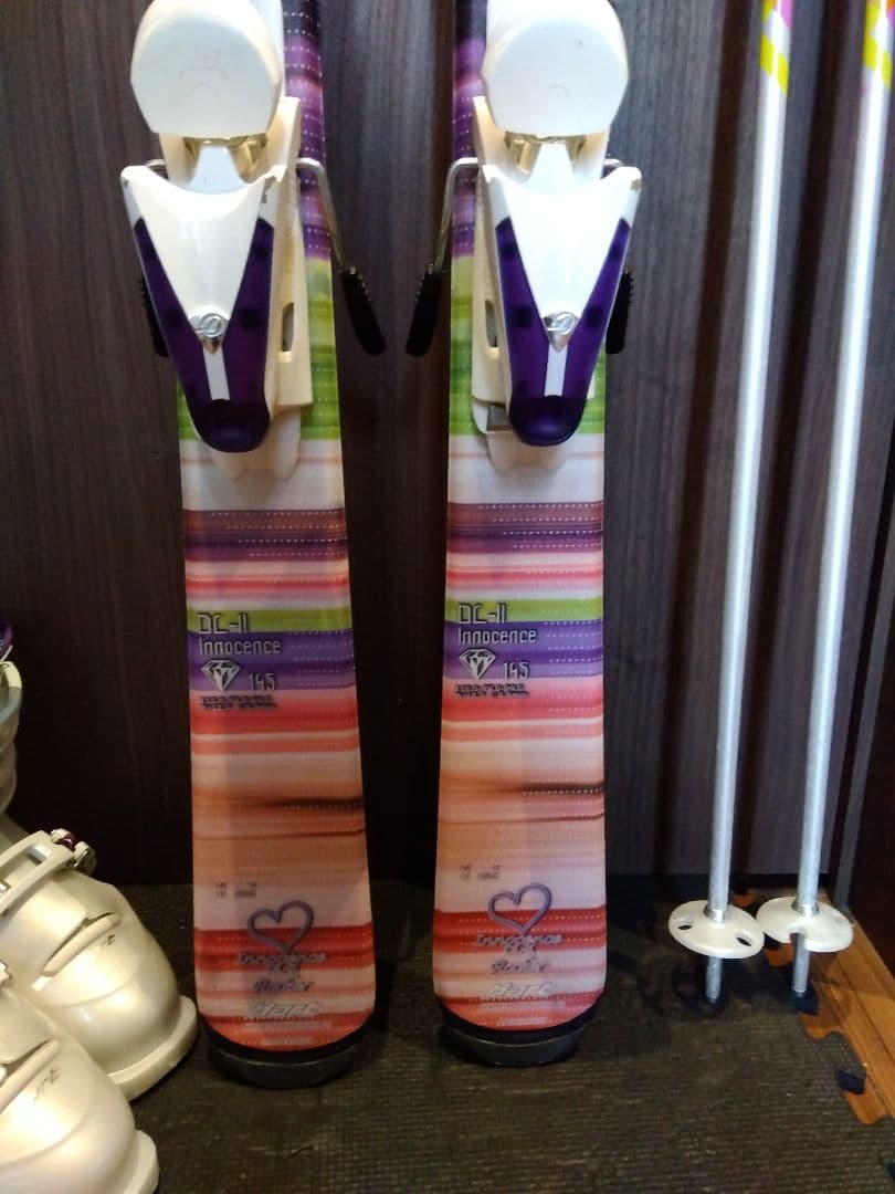 美品/HART/ティーンズ・レディース用/スキーセット/メンテ・WAX済み✔