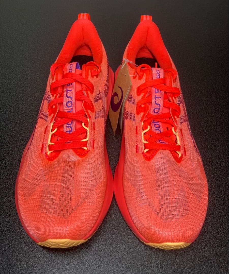 【未使用】アシックス・ノヴァブラスト5・レッド・27cm