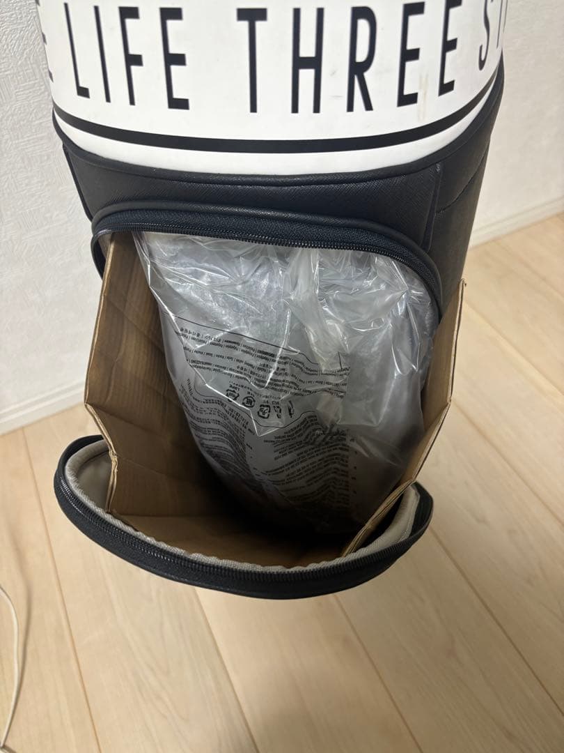 adidas THREE STRIPE ゴルフバッグ　キャディバッグ