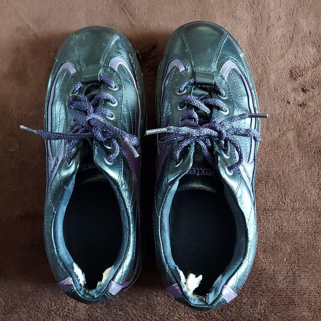 Dexter SST8 ボウリングシューズ 黒紫 25.5cm